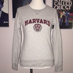 Harvard University Crewneck Gray Sweatshirt